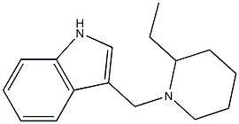 3-(2-Ethylpiperidinomethyl)-1H-indole Struktur