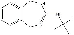 N-tert-Butyl-4,5-dihydro-1H-2,4-benzodiazepin-3-amine Struktur