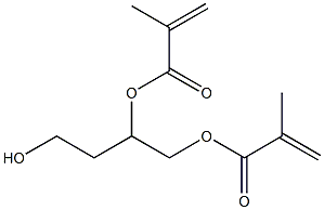 1,2,4-Butanetriol 1,2-bismethacrylate Struktur