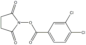 3,4-Dichlorobenzoic acid succinimidyl ester Struktur