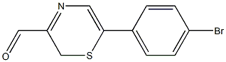 6-(4-Bromophenyl)-2H-1,4-thiazine-3-carbaldehyde Struktur