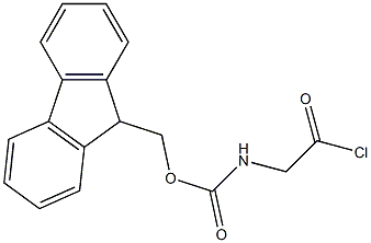 N-(9H-Fluorene-9-ylmethoxycarbonyl)glycine chloride Struktur