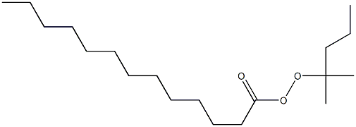 Tridecaneperoxoic acid 1,1-dimethylbutyl ester Struktur