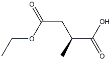 (2S)-Propane-1,2-dicarboxylic acid 2-ethyl ester Struktur