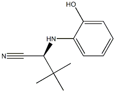 (2S)-2-(2-Hydroxyphenylamino)-3,3-dimethylbutanenitrile Struktur