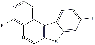 4,9-Difluoro[1]benzothieno[2,3-c]quinoline Struktur