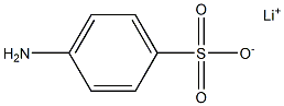 4-Aminobenzenesulfonic acid lithium salt Struktur