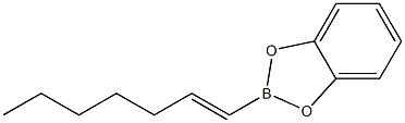 2-[(E)-1-Heptenyl]-1,3,2-benzodioxaborole Struktur