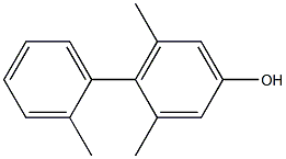 3,5-Dimethyl-4-(2-methylphenyl)phenol Struktur