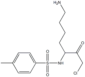 N-(1-Chloro-7-amino-2-oxoheptane-3-yl)-p-toluenesulfonamide Struktur