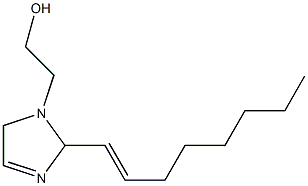 2-(1-Octenyl)-3-imidazoline-1-ethanol Struktur