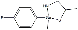 2,5-Dimethyl-2-(4-fluorophenyl)-1,3,2-thiazagermolidine Struktur