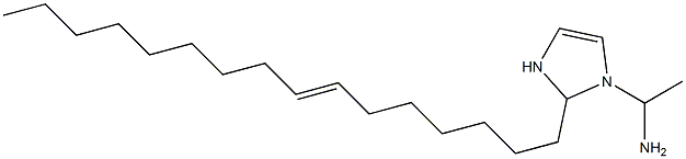 1-(1-Aminoethyl)-2-(7-hexadecenyl)-4-imidazoline Struktur