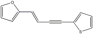 2-[4-(2-Thienyl)-1-butene-3-ynyl]furan Struktur