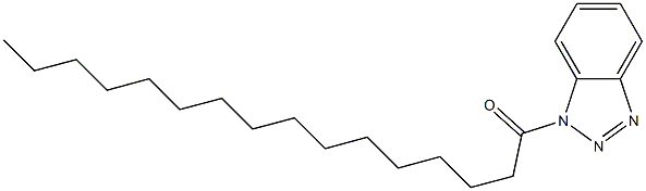 1-(1H-Benzotriazole-1-yl)-1-hexadecanone Struktur