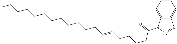 1-(6-Nonadecenoyl)-1H-benzotriazole Struktur