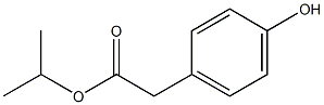 4-Hydroxyphenylacetic acid isopropyl ester Struktur