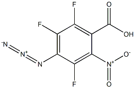 4-Azido-2-nitro-3,5,6-trifluorobenzoic acid Struktur