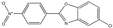 2-(4-Nitrophenyl)-5-chlorobenzoxazole Struktur