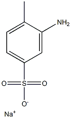 3-Amino-4-methylbenzenesulfonic acid sodium salt Struktur