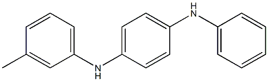 N-Phenyl-N'-(m-tolyl)-p-phenylenediamine Struktur