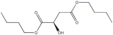 (2R)-2-Hydroxybutanedioic acid dibutyl ester Struktur