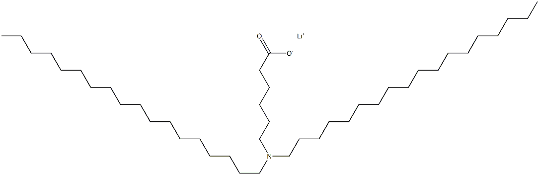 6-(Dioctadecylamino)hexanoic acid lithium salt Struktur