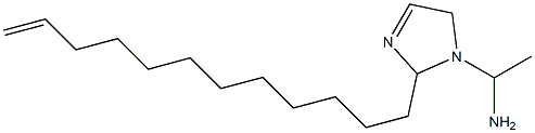 1-(1-Aminoethyl)-2-(11-dodecenyl)-3-imidazoline Struktur