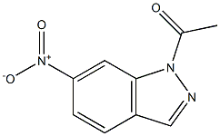 1-Acetyl-6-nitro-1H-indazole Struktur