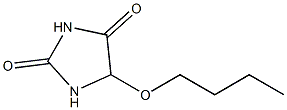 5-Butoxyimidazolidine-2,4-dione Struktur