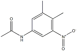 5-Nitro-N-acetyl-3,4-xylidine Struktur