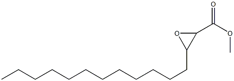 2,3-Epoxypentadecanoic acid methyl ester Struktur