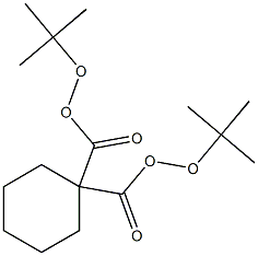 Cyclohexane-1,1-bis(peroxycarboxylic acid)di-tert-butyl ester Struktur