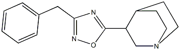 3-(3-Benzyl-1,2,4-oxadiazol-5-yl)quinuclidine Struktur