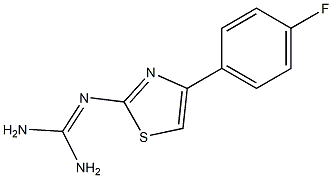 2-[4-(4-Fluorophenyl)thiazole-2-yl]guanidine Struktur