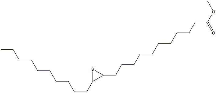 12,13-Epithiotricosanoic acid methyl ester Struktur