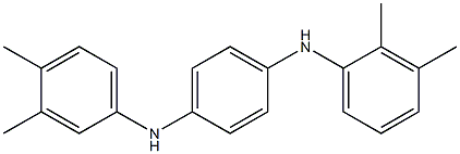 N-(2,3-Dimethylphenyl)-N'-(3,4-dimethylphenyl)-p-phenylenediamine Struktur