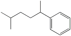 1,4-Dimethylpentylbenzene Struktur