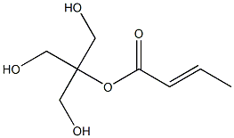 Crotonic acid 2-hydroxy-1,1-bis(hydroxymethyl)ethyl ester Struktur