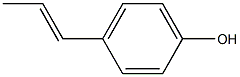 4-[(E)-1-Propenyl]phenol Struktur