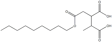 Butane-1,2,3-tricarboxylic acid 1-nonyl ester Struktur