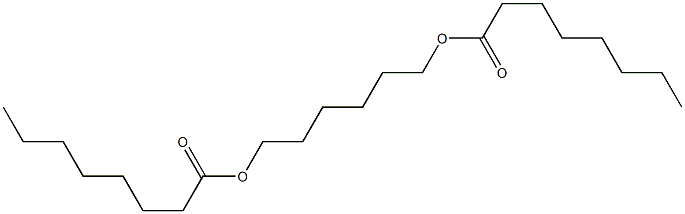 Dioctanoic acid 1,6-hexanediyl ester Struktur