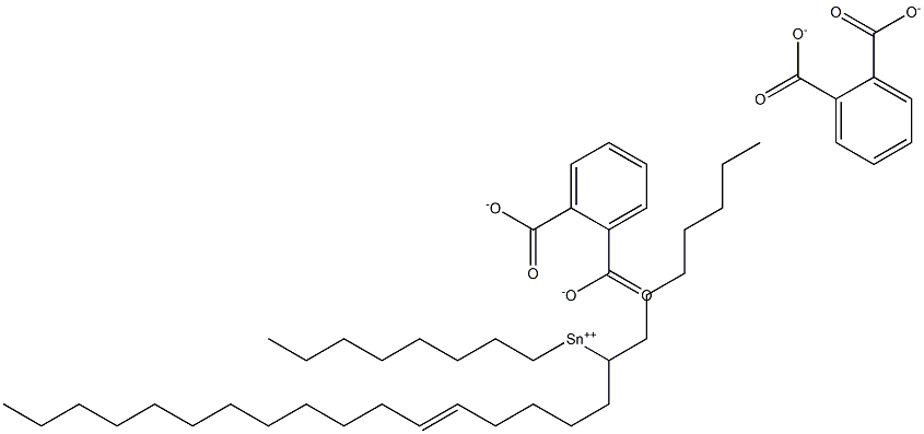 Bis[phthalic acid 1-(5-heptadecenyl)]dioctyltin(IV) salt Struktur