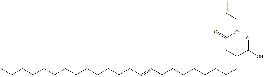 2-(9-Tricosenyl)succinic acid 1-hydrogen 4-allyl ester Struktur