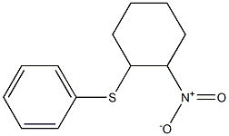 1-Nitro-2-(phenylthio)cyclohexane Struktur