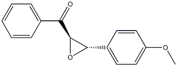 trans-4-Methoxychalcone epoxide Struktur