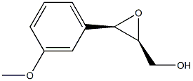 (2S,3R)-3-(3-Methoxyphenyl)oxirane-2-methanol Struktur