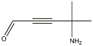 4-Amino-4-methyl-2-pentynal Struktur