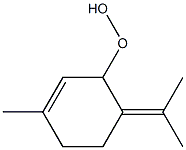 p-Mentha-1,4(8)-dien-3-yl hydroperoxide Struktur