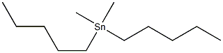 Dimethyldipentyltin(IV) Struktur